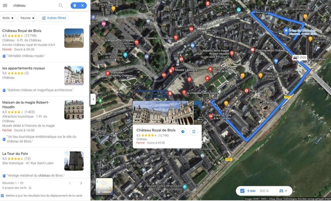 Appart Cosy Hypercentre Blois 5Mn Chateau Parking Voiture Velos ภายนอก รูปภาพ